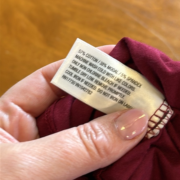 Ava & Viv Burgundy T Shirt NEW NWT 4X - Picture 7 of 7